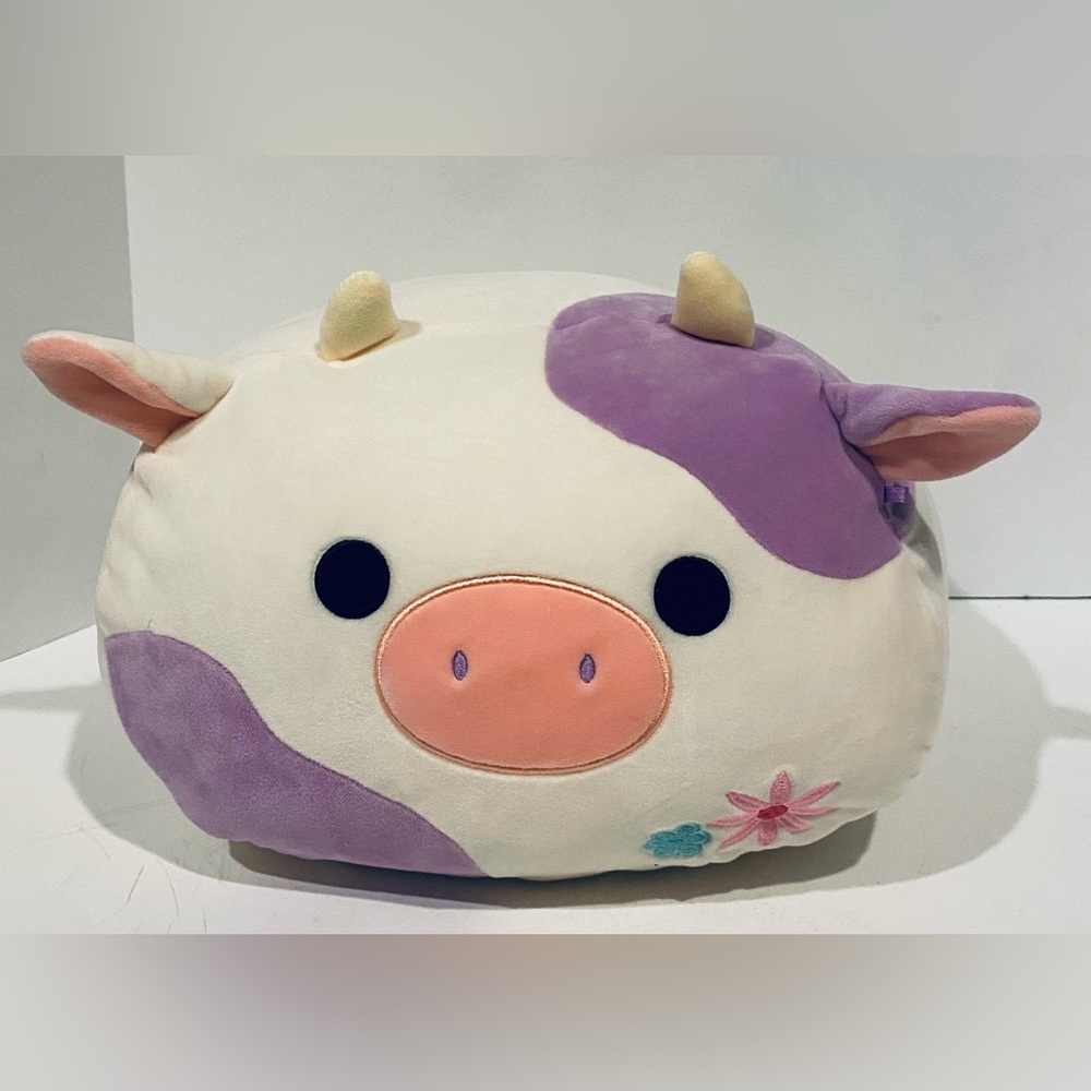 Kelly Toy Squishmallow Claire the cow stackable 12” Plush